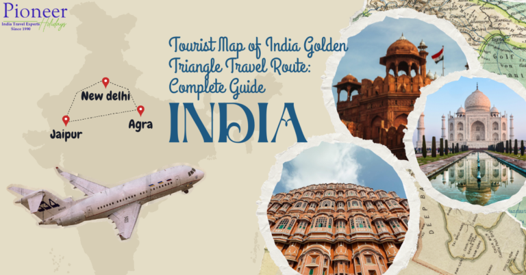 Tourist Map of India Golden Triangle