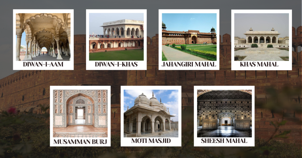 Major attraction inside agra fort