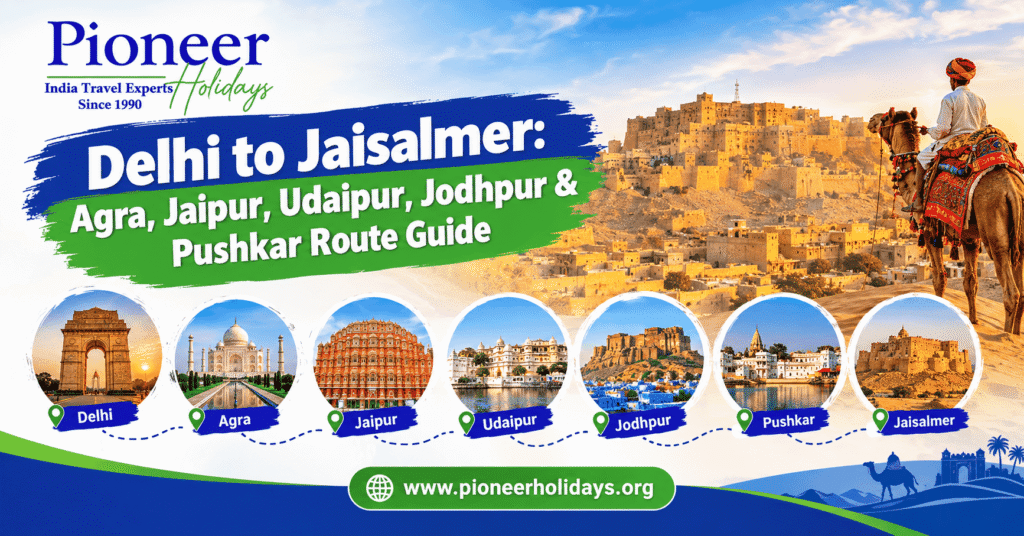 Delhi to Jaisalmer Route